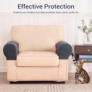 Stretch Armrest Covers Spandex Arm Covers for Chai...