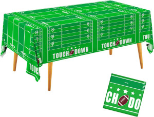 Gatherfun Football Theme Party Disposable Tableclo...