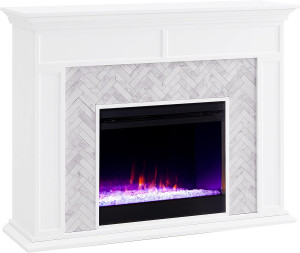 SEI Furniture Torlington Indoor Electric Fireplace...