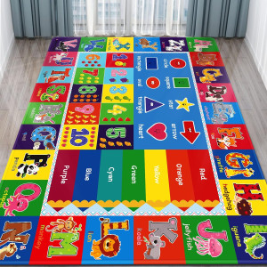 Baby Play Mat Kids Rug for Playroom, Floor Mat for...