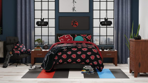Franco Naruto Anime Akatsuki Pattern Bedding Soft...