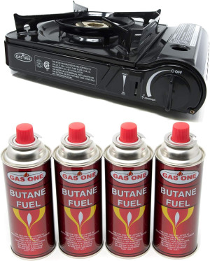 Gas One GS-3800DF Brass Head Burner with Dual Spir...