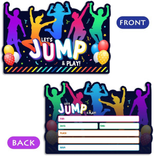 Simimi art Bounce House or Jumping Party Invitatio...