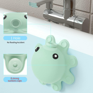 Bathtub Overflow Drain Cover Tub - Silicone Bathro...