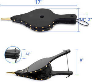 Bellows for Fire Pit,17"x 7.5" Bellows for Wood St...