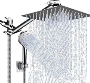 Shower Head Combo,10 Inch High Pressure Rain Showe...