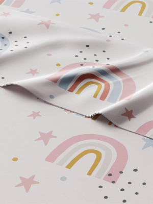 Kids Rainbows Twin 3 Piece Sheet Set - Boys, Girls...