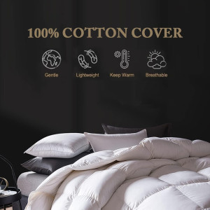 DWR Premium Feather Down Comforter Duvet Insert -...