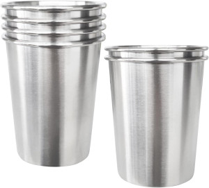 6 Pack 8 oz Stainless Steel Kids Cups, Children's...