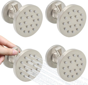 Brass Shower Body Jets with Adjustable Flow, Massa...