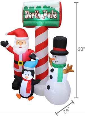 Impact Canopy Christmas Inflatable Decoration, Out...