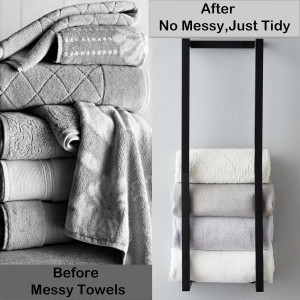 Towel Rack for Rolled Towels, Towel Rack for Bathr...