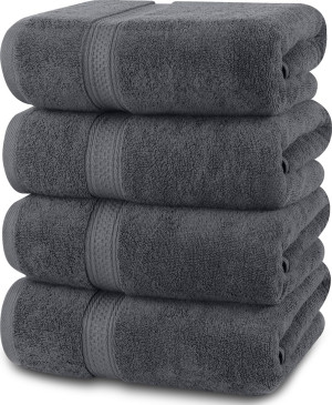 Utopia Towels 4 Pack Premium Bath Towels Set, (27...