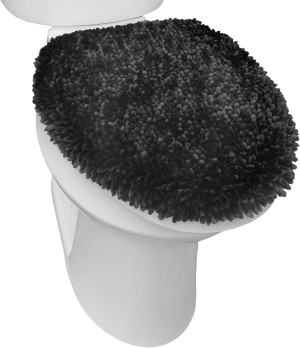 Spa Step Noodle Solid Bathroom Toilet Lid Cover, P...