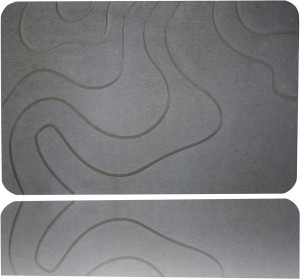 Stone Bath Mat for Bathroom Absorbent Earth Bath M...