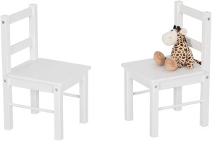 UTEX Child's Wooden Chair Pair for Play or Activit...