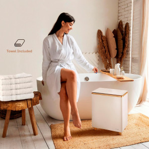 SereneLife Luxury Towel Warmer, with Customized Fr...