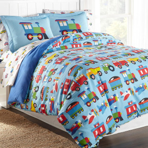 Wildkin Kids 100% Cotton Full Duvet Covers for Boy...