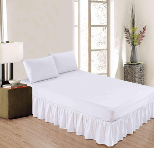 Wrap Around Solid Microfiber Luxury Hotel Quality...