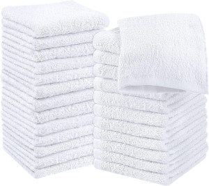 Utopia Towels Cotton Washcloths Set - 100% Ring Sp...