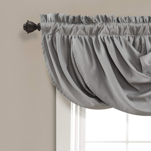 Lush Decor Lucia Elegant Waterfall Valance for Liv...