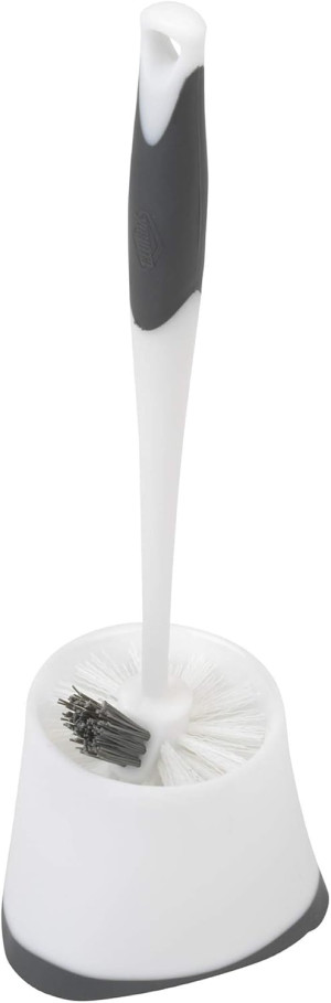 Clorox Under-Rim Toilet Bowl Brush with Corner Sto...