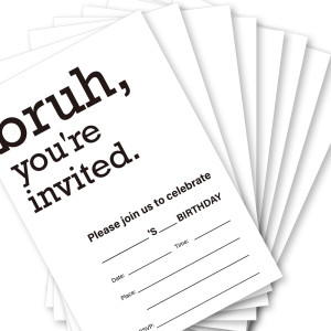 Soiceu Teen Boy Birthday Invitations with Envelope...