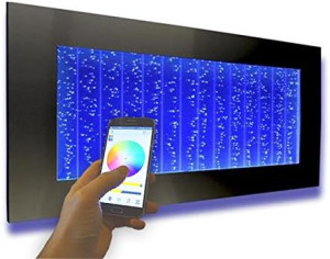 Bubble Panel Wall Mount Hanging Water Fountain 500...