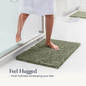 BELADOR Bathroom Rugs Sets 2 Piece - Plush Bath Ma...