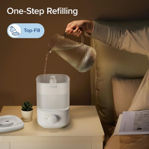 LEVOIT Top Fill Humidifiers for Bedroom, 2.5L Tank...