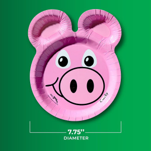 Hefty Zoo Pals Party Edition Paper Plates for Kids...