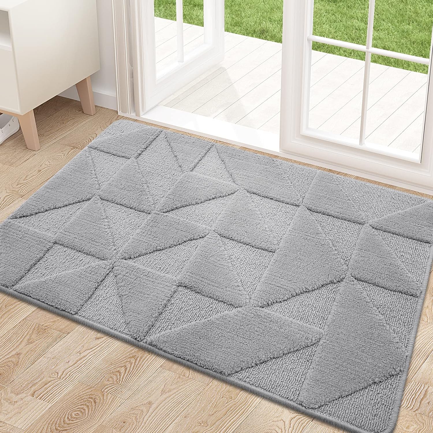 OLANLY Door Mats Indoor, Non-Slip, Absorbent, Dirt...