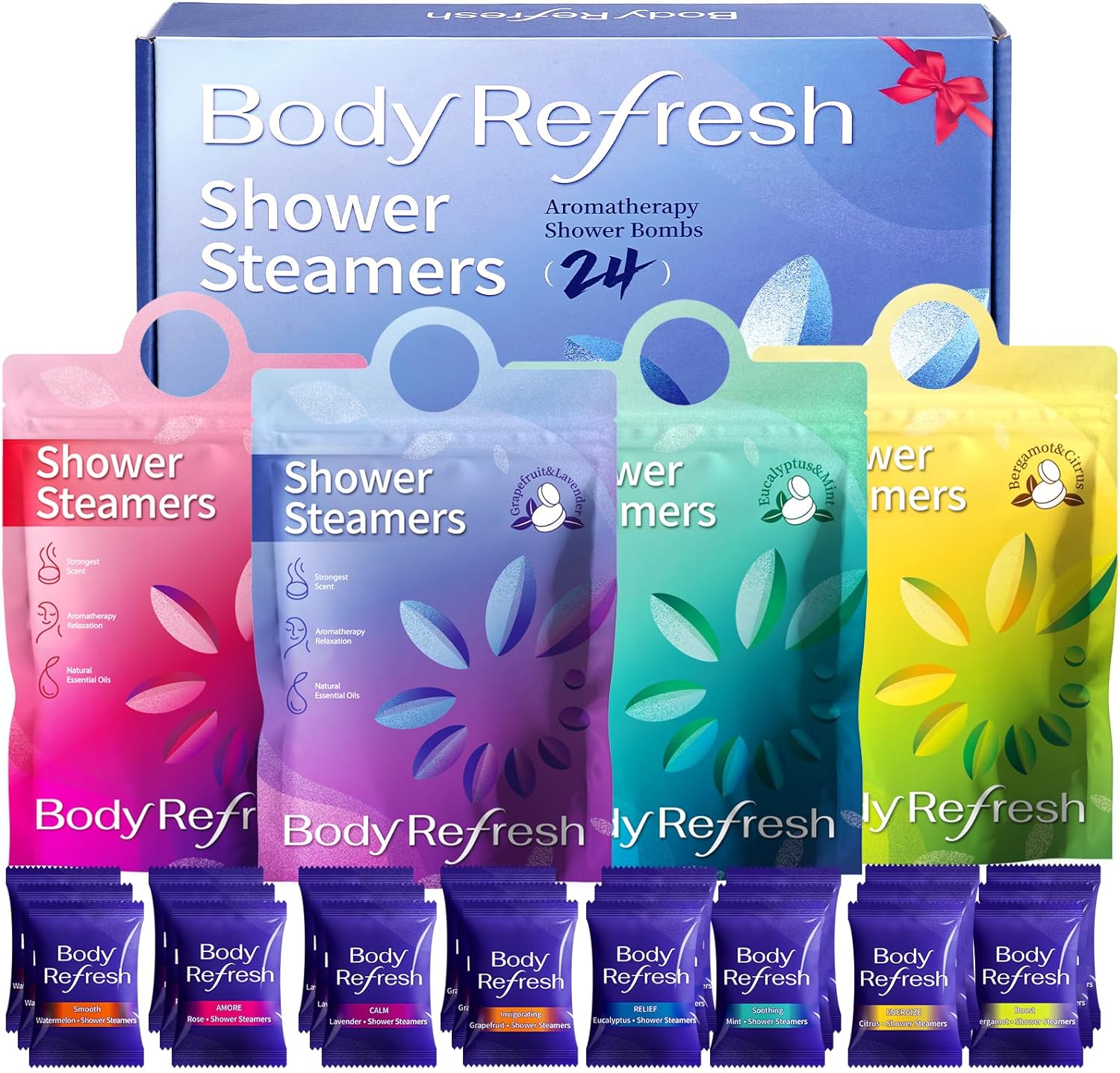 Shower Steamers Aromatherapy - 24 Pack Shower Bomb...