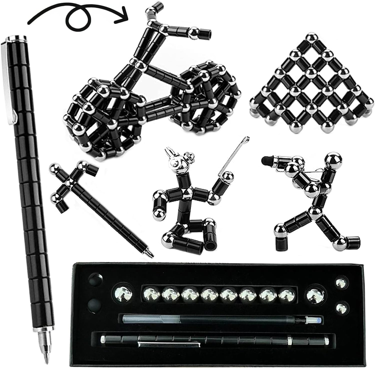 Magnetic Fidget Pen Toys For Ages 8-13 - Gifts For...