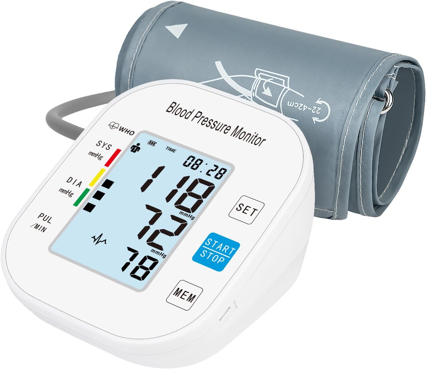 Upgraded Blood Pressure Monitor Upper Arm with Wid...
