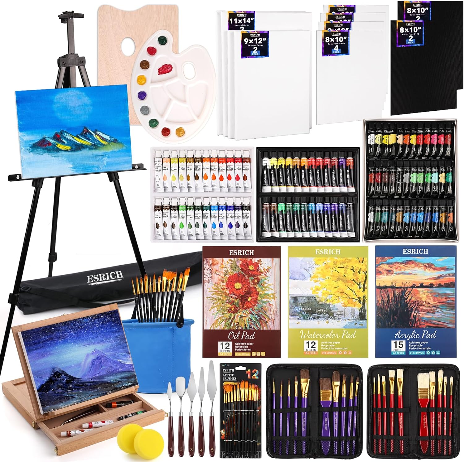141PCS Deluxe Artist Painting Set, Painting Suppli...