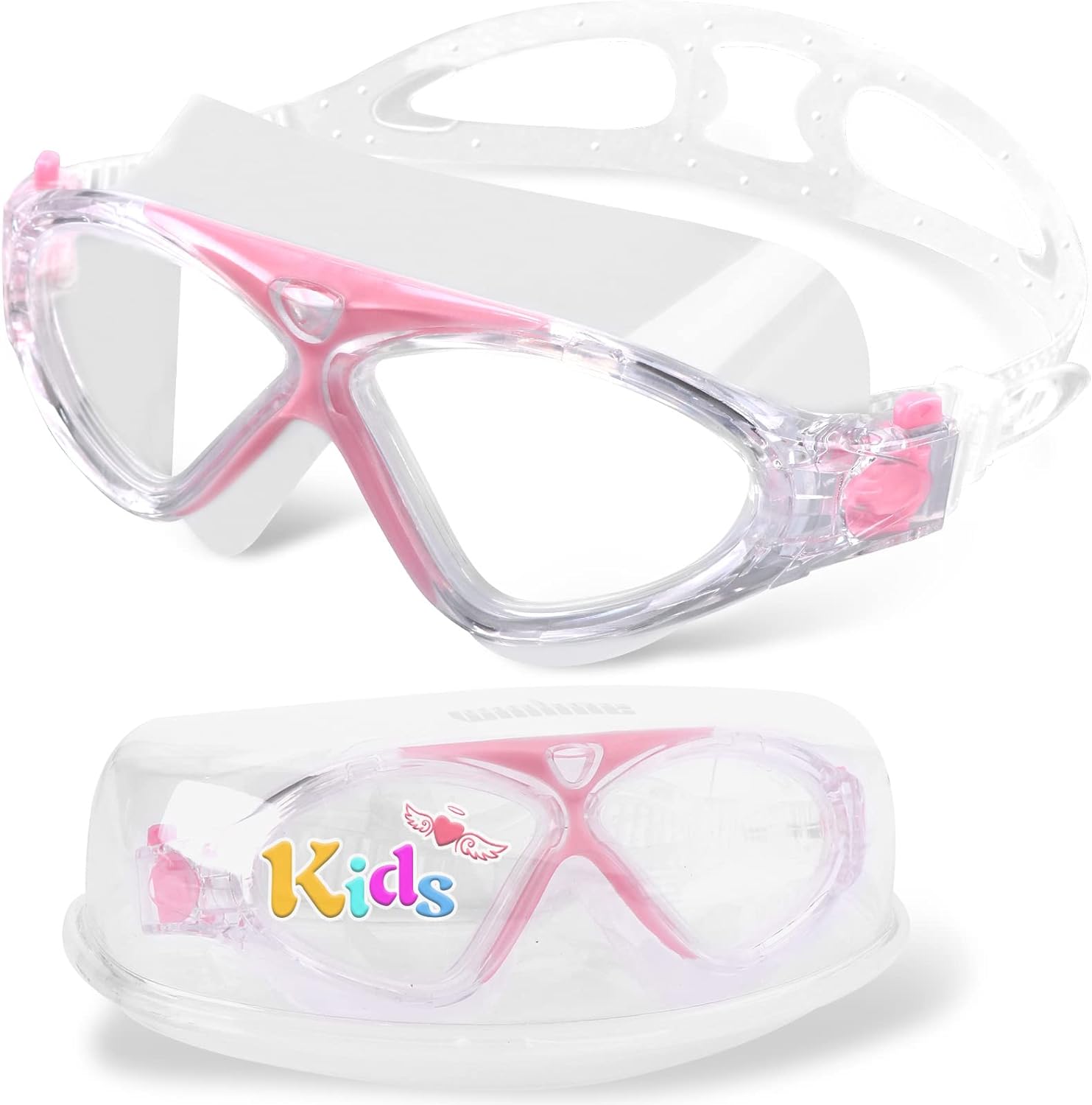 Swimming Goggles for Adults and Kids,Anti Fog No L...