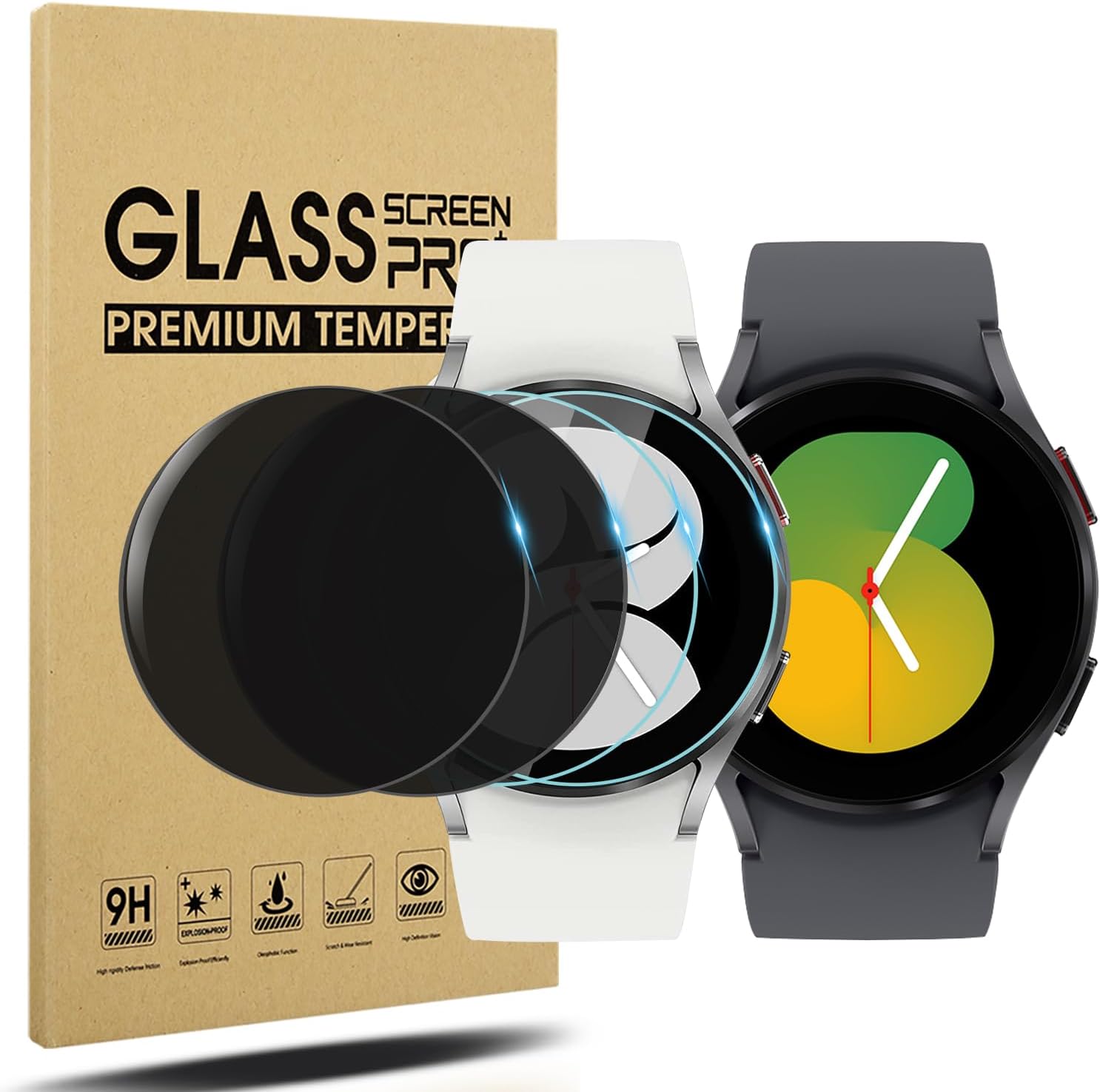 Suoman 2+2 Pack for Samsung Galaxy Watch 6 40mm /...