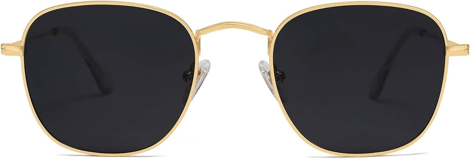 SOJOS Square Polarized Sunglasses for Men Women Cl...