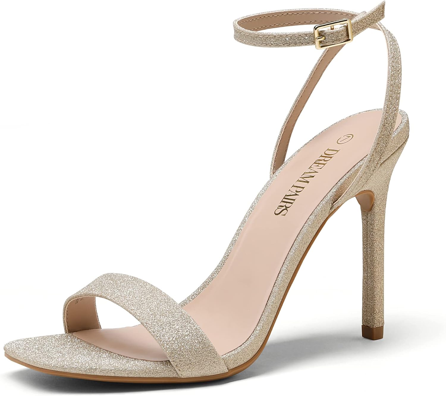 DREAM PAIRS Women’s High Stilettos Open Square Toe...