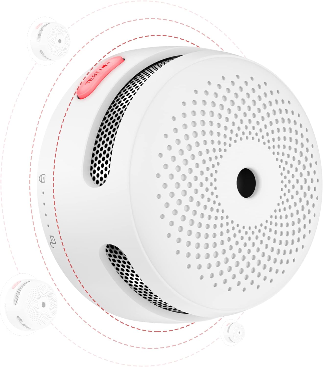 X-Sense Wireless Interconnected Smoke Detector Fir...