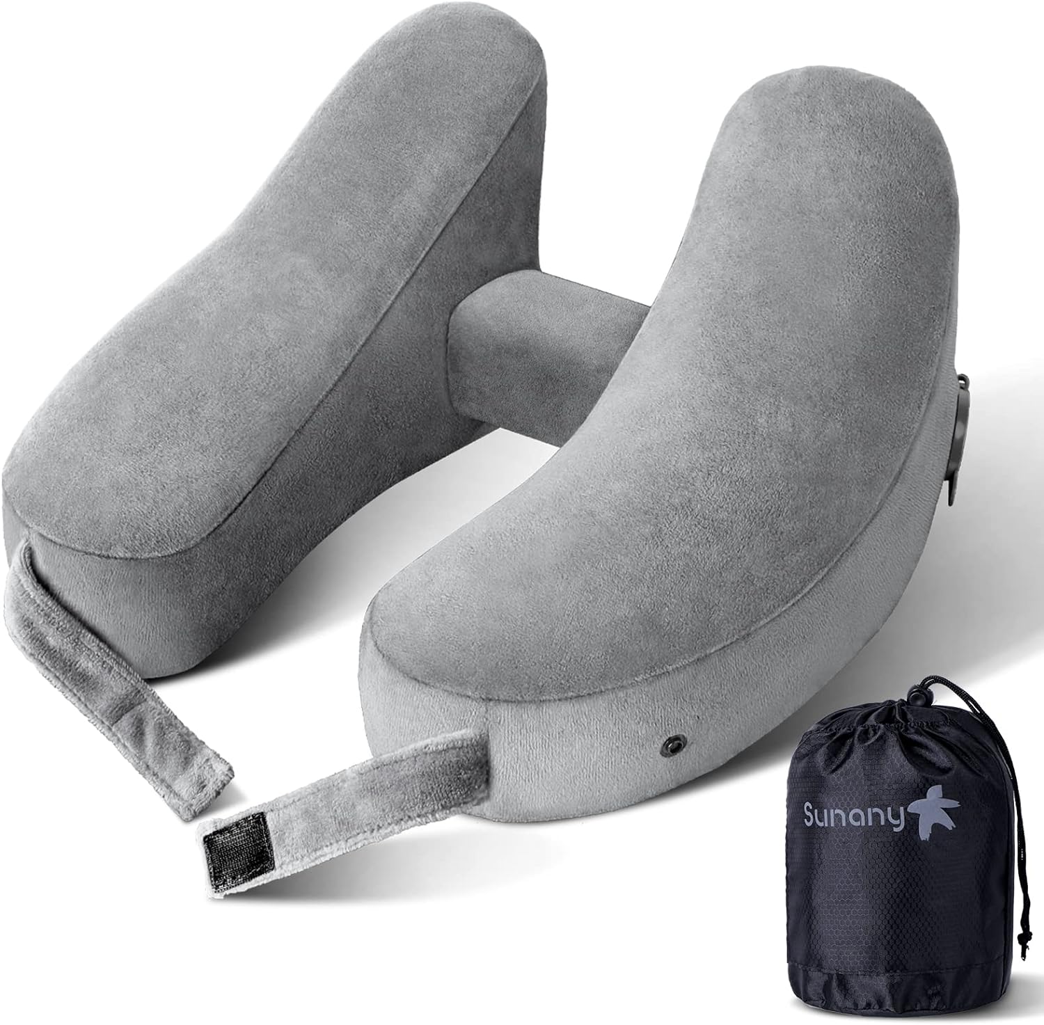 Neck Pillow for Travel Inflatable Airplane Pillow...