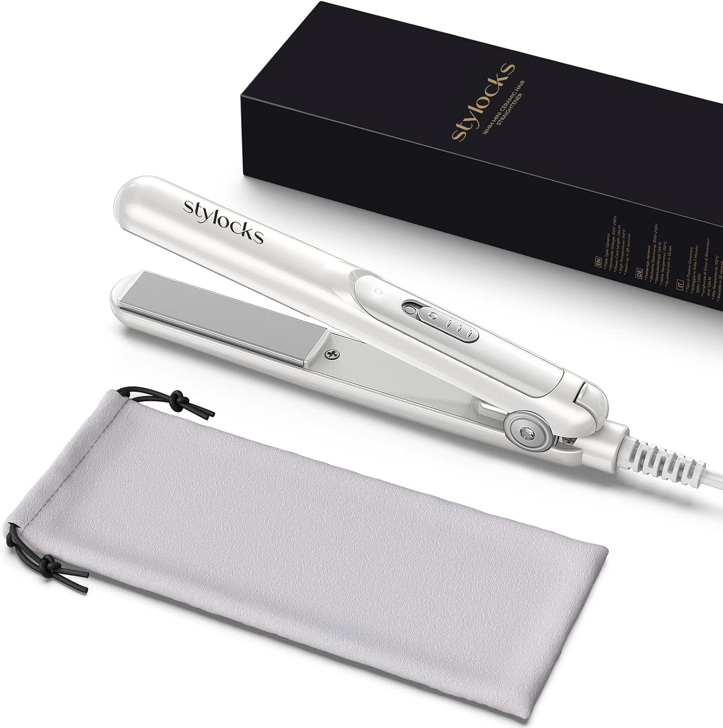 Stylocks Mini Hair Straightener for Short Hair, Sm...
