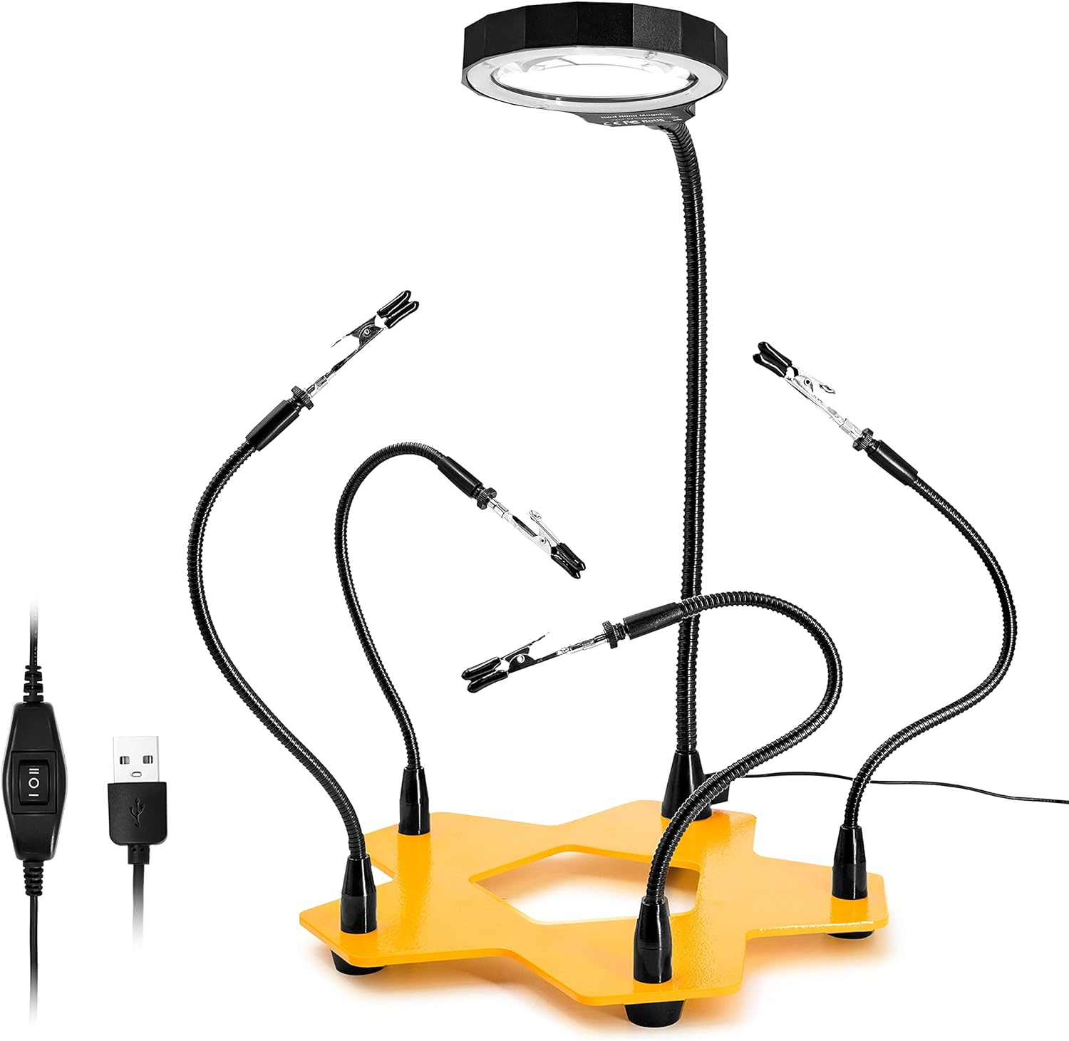Fstop Labs LED Magnifying Third Hand Soldering PCB...