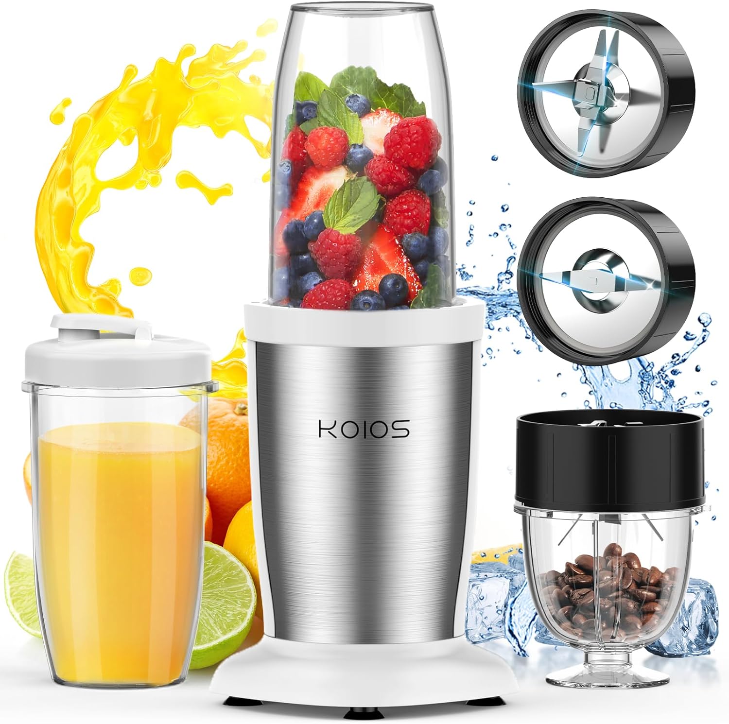 KOIOS PRO 900W Personal Blender for Shakes and Smo...