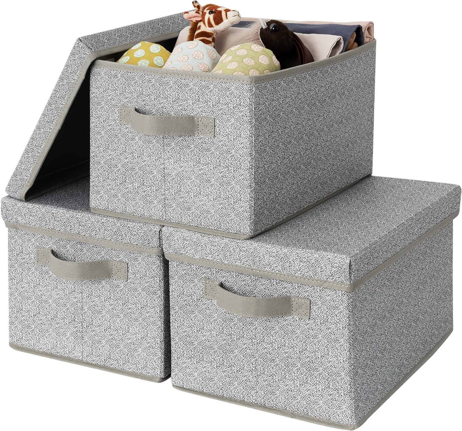 GRANNY SAYS Storage Bins with Lids, Storage Boxes,...