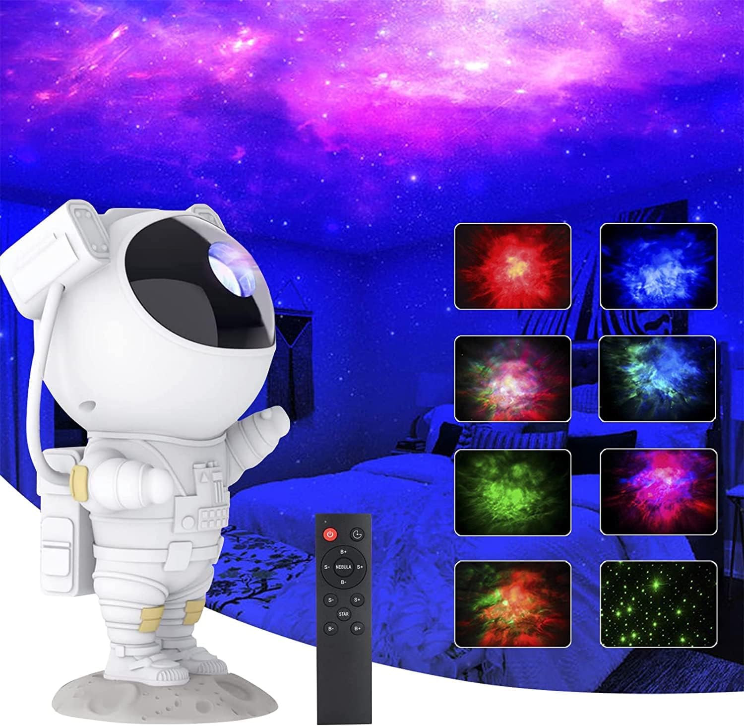 Star Projector Galaxy Night Light, Tiktok Astronau...