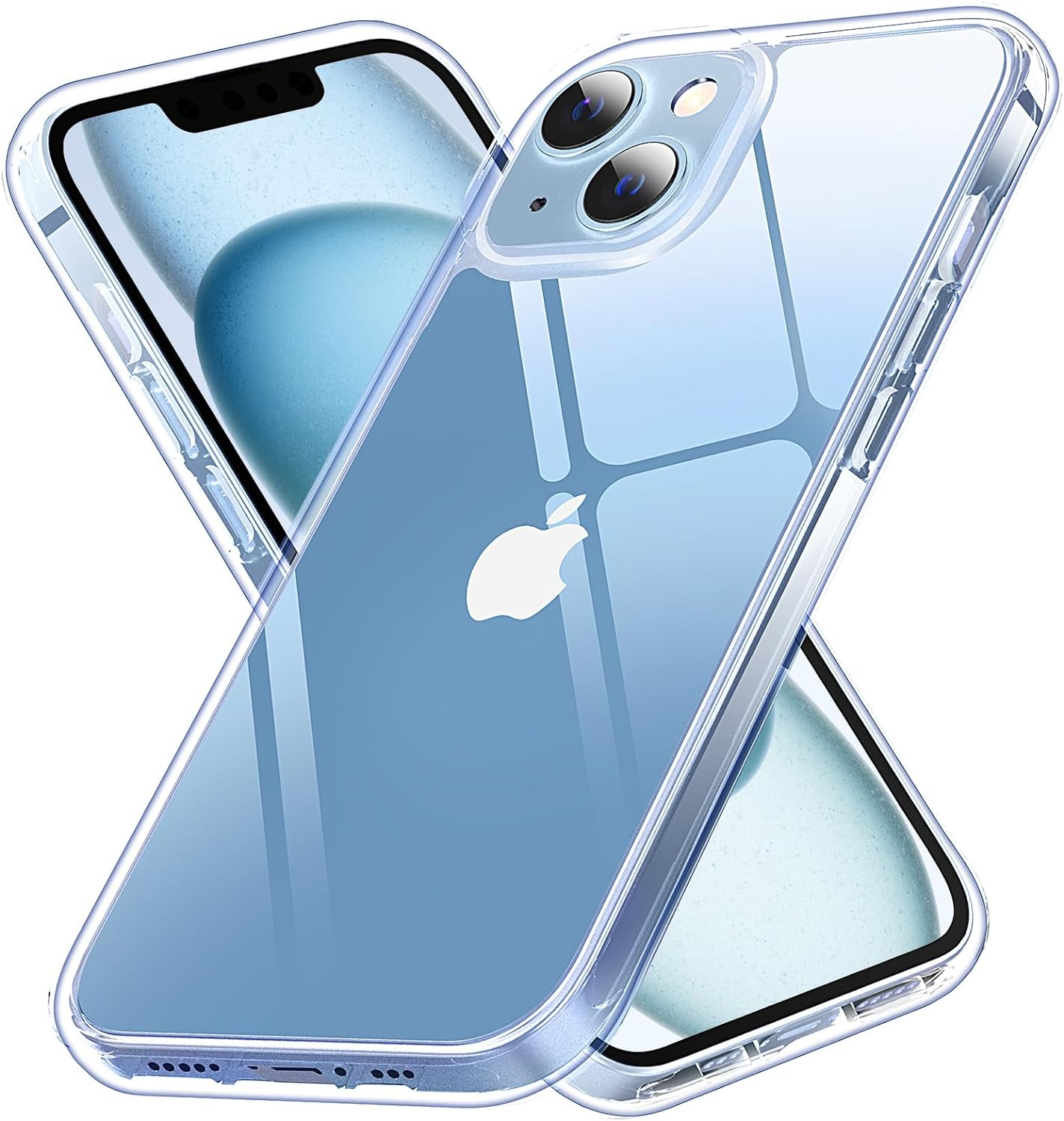 Vimiki Clear for iPhone 15 Case, [Never Yellow] [S...