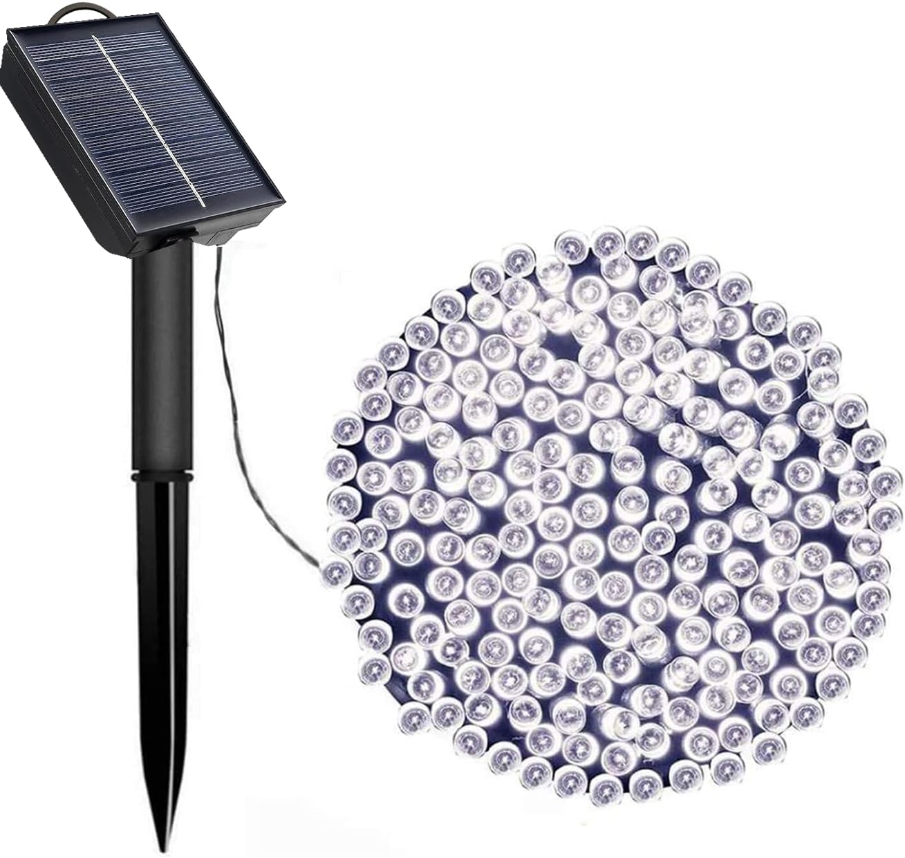 Solar String Lights Outdoor, Upgraded 120 LED Sola...