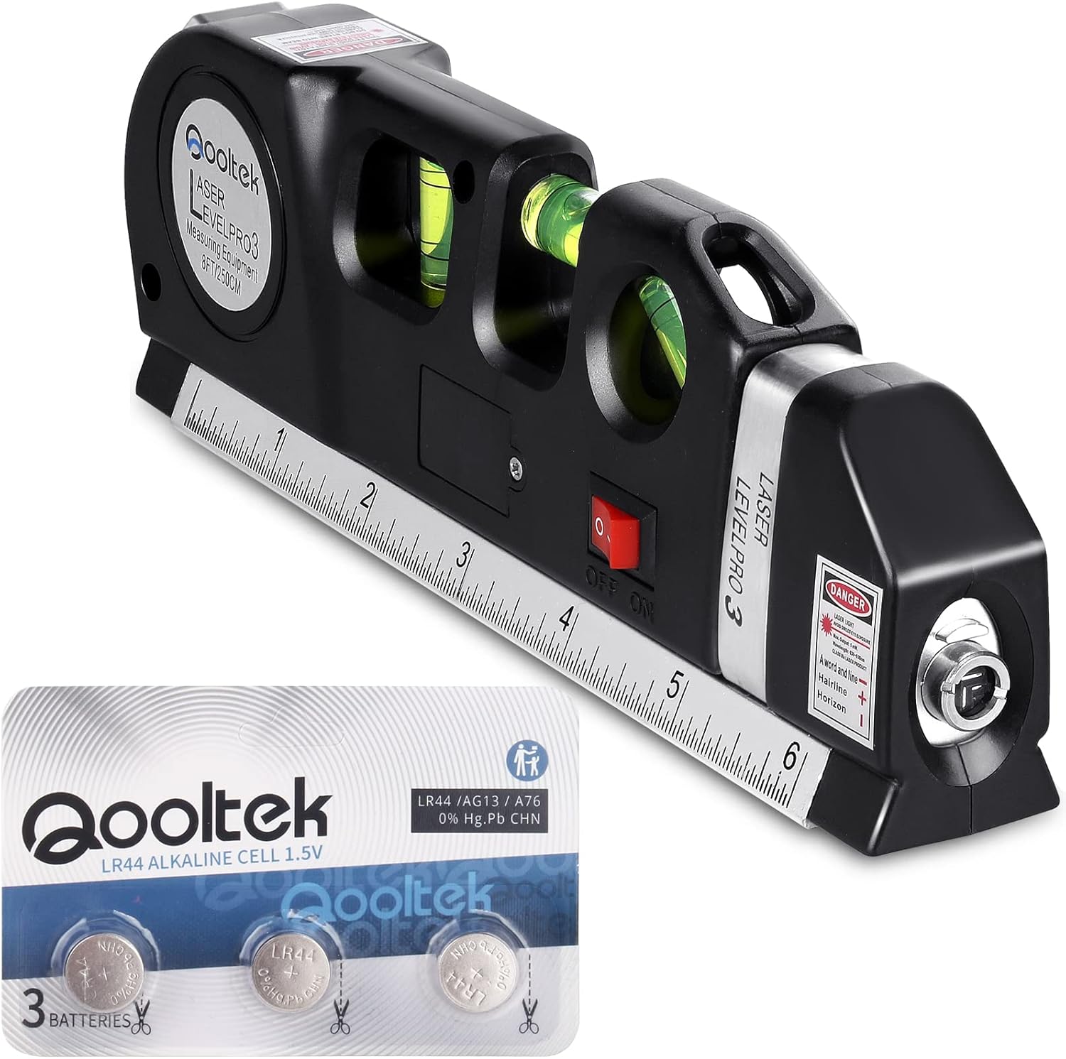 Laser Level Line Tool, Qooltek Multipurpose Cross...